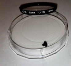 Hoya 55mm UV (0) Filter with Case 100% positive fb - £11.40 GBP