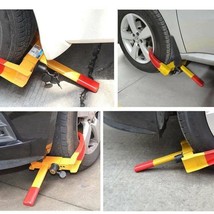 Heavy Duty Wheel Clamp For Car Trailer Anti-theft Safety With Key Lock Security - £21.73 GBP
