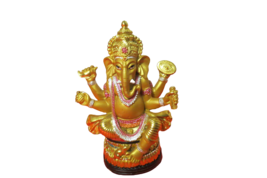 Resin India God Of The Nose Statue Luck Eliminate Disaster Blessing 7&quot; Tall - £31.06 GBP