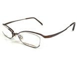 Adrienne Vittadini Brille Rahmen AV8004 904 Brown Halbe Felge 48-17-135 - £33.32 GBP