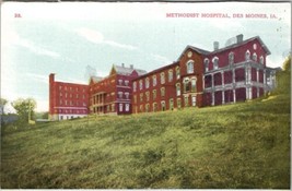 Des Moines Iowa Methodist Hospital Postcard X10 - £3.82 GBP