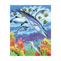 Royal &amp; Langnickel Colour Pencil by Numbers Sea Animals Designed Paintin... - $20.00