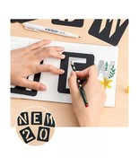 42pcs Copying Stencils Spray Painting Template Letter Number Symbols Tem... - $14.88 CAD