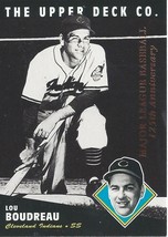 1994 Upper Deck All Time Heroes 125th Anniversary Lou Boudreau 204 Indians - £0.79 GBP