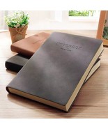 Large A4 Leather Grid Paper Notebook 480 Pages Graph Paper Diary 8.3&quot; x ... - $38.94