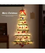 2025 Wall Christmas Tree with LED Lights – Foldable Hanging Decoration - $54.99