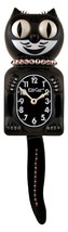 Lady Black Kit-Cat Klock Red Hand Crafted Swarovski Crystals Jeweled Clock - $2,792.76 MXN