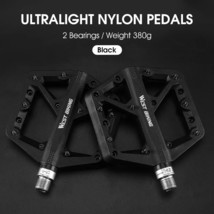 WEST BI Ultralight Nylon Bicycle Pedals Moutain Bike Pedals 2 Sealed ings Non-Sl - £88.49 GBP