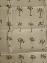 Tahiti sun n shade Waverly Palm Tree Print fabric 4 1/8 Yards - £45.41 GBP