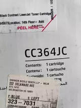 Genuine New HP 64X CC364JC Black LaserJet Toner Print Cartridge  - $75.00