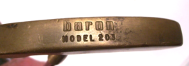 Vintage Baron Model 203 Putter 35&quot; Right Hand Brass Golf Club Original G... - $21.78