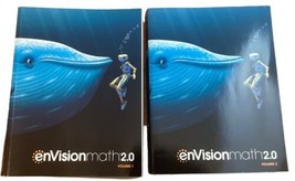 Envision Math 2.0 Grade 5 Student Workbooks  Vol. 1 &amp; 2 Paperback 2017 Savvas - £12.78 GBP