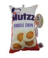 SPOT Fun Food Mutzz Doggie Chips Dog Toy 8&quot; with Squeaker - £2.32 GBP