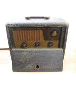 Rare Stewart Warner A61P3 Flip Front  Lunch Box Radio 6 Tube, AC, DC, Ba... - $3,995.64 MXN