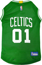 NEW NBA Boston Celtics Mesh Pet Dog Jersey sz XL basketball tank top green 22-6&quot; - $17.95