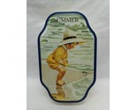 Vintage 1918 Good Housekeeping Summer Tin Child On A Beach - £18.98 GBP