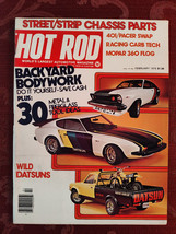 Rare Hot Rod Car Magazine February 1976 Wild Datsuns Truck - £17.26 GBP