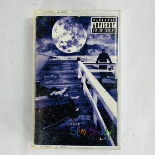 The Slim Shady LP Eminem Aftermath Interscope 1999 Cassette Tape - $74.99