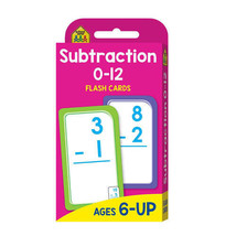 School Zone Flash Cards - Subtraction - £24.84 GBP