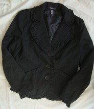 The 1955 Vintage Collection  Black Lined Jacket size L - £5.62 GBP