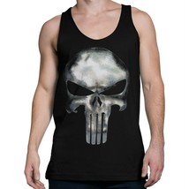 Punisher Movie Symbol Tank Top Black - £27.96 GBP