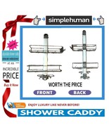 ? SIMPLEHUMAN ➕? SHOWER CADDY Adjustable Stainless Steel Aluminum?BUY NOW❗ - €50,85 EUR