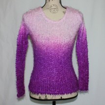 Unbranded Women&#39;s Purple Two Tone Sweater Top size S - $7.69