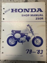 1979 1980 1981 1982 1983 HONDA Z50R Service Shop Repair Manual OEM 6118104 - £47.07 GBP