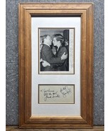 Press Photo Of Frank Sinatra &amp; Frank Sinatra Junior Cut Autograph By Bot... - €1.780,27 EUR