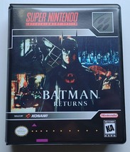 Batman Returns CASE ONLY Super Nintendo SNES Box BEST Quality Available - £10.23 GBP