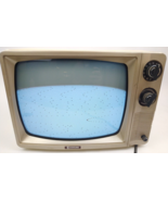 1985 Samsung 12&quot; Portable Dial CRT B&amp;W TV BT307MR Retro Gaming 12v Korea... - $3,763.16 MXN