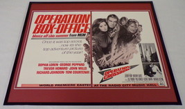 1965 Operation Crossbow 16x20 ORIGINAL Framed Industry Ad Sophia Loren - £118.26 GBP