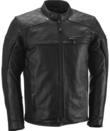HIGHWAY 21 Gasser Leather Motorcycle Jacket, Black, 2X-Large - $479.96 CAD