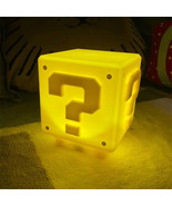 Mario &quot;?&quot; Cube Bedroom Bedside Lamp Home - $57.99