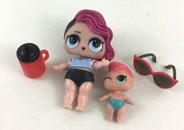 LOL Surprise MGA Doll Accessories 4pc Lot Sparkle Little Sis Cup Sunglasses 2016 - £10.09 GBP