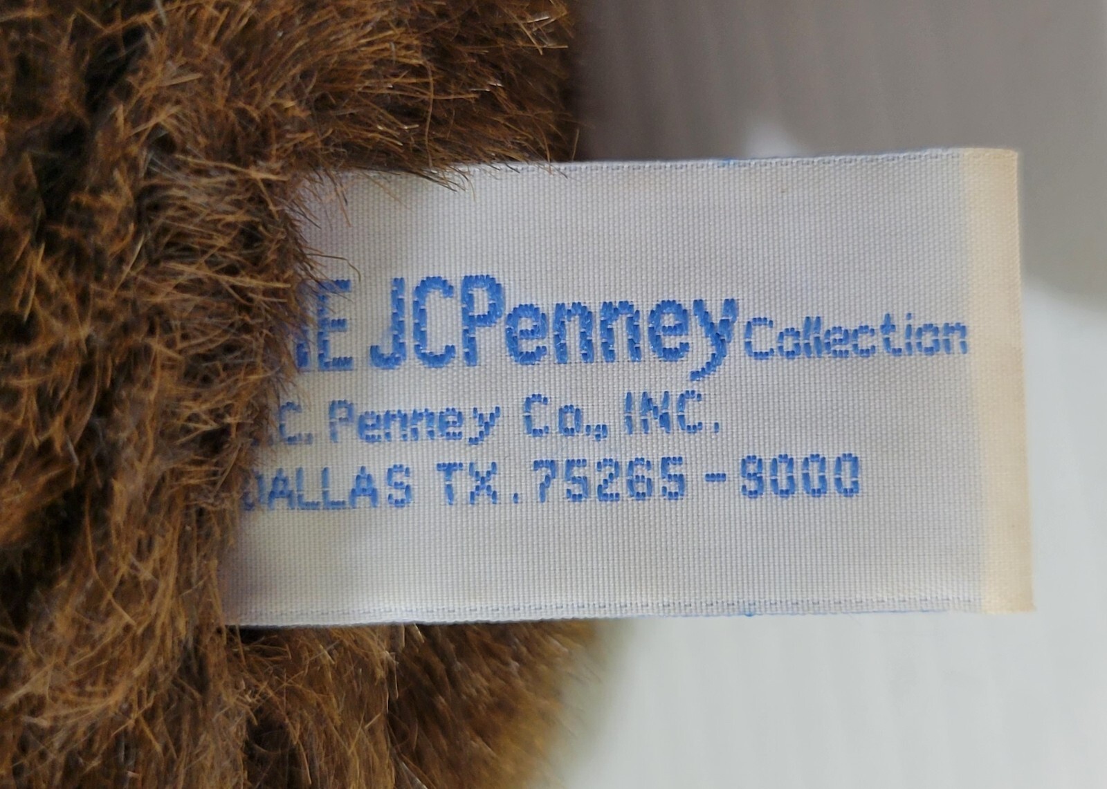 BG) Vintage JC Penney Collection Dark Brown Teddy Bear Plush Stuffed 23" Item image 7