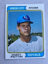 1974 TOPPS BASEBALL CARD # 583 Marty Pattin Royals - $2.20