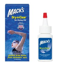 Mack&#39;s Dry-n-Clear® Ear Drying Aid - Swimmers Ear Drops for Water Clogge... - $5.48