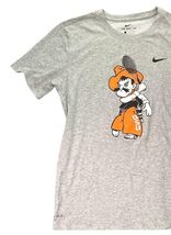 Nike Oklahoma State Cowboys Tee Shirt Medium Gray Dri-Fit NCAA New image 2