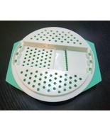 Vintage TUPPERWARE Bowl Grater Shredder Grater  786-4 Jadeite Green EUC - $417.24 MXN