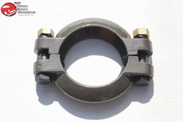28-31 Ford Model A Rear Exhaust Muffler Tail Pipe Clamp Black Bolts Bras... - $38.86