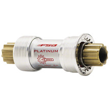FSA Platinum 68 x 113mm ISIS Bottom Bracket with Chromoly Spindle: Silver - $85.99