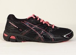 Asics Gel Antares 3 Black & Pink Athletic Running Shoes Youth Girl's Sizes NWT - $54.99