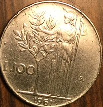 1961 Italy 100 Lire Coin - £1.35 GBP