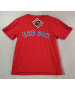 Boston Red Sox Majestic Shirt Unisex Large Red Short Sleeve Crew Neck Ba... - £8.47 GBP
