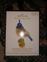 New Hallmark Keepsake Twelve Days Of Christmas Partridge in a Pear Tree 2011 - $93.99