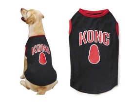 Large Sporty Black Red Tank Top Tshirt For Dogs Stylish Comfortable CLOSEOUT - £10.19 GBP