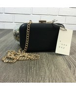 A New Day Funda Rígida Clutch Bolso Negro Oro Detalle Desmontable Cruzad... - €12,97 EUR