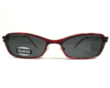 MiracleClip Eyeglasses Frames MC017 RED/LST Cat Eye with Clip Ons 51-17-140 - £44.17 GBP