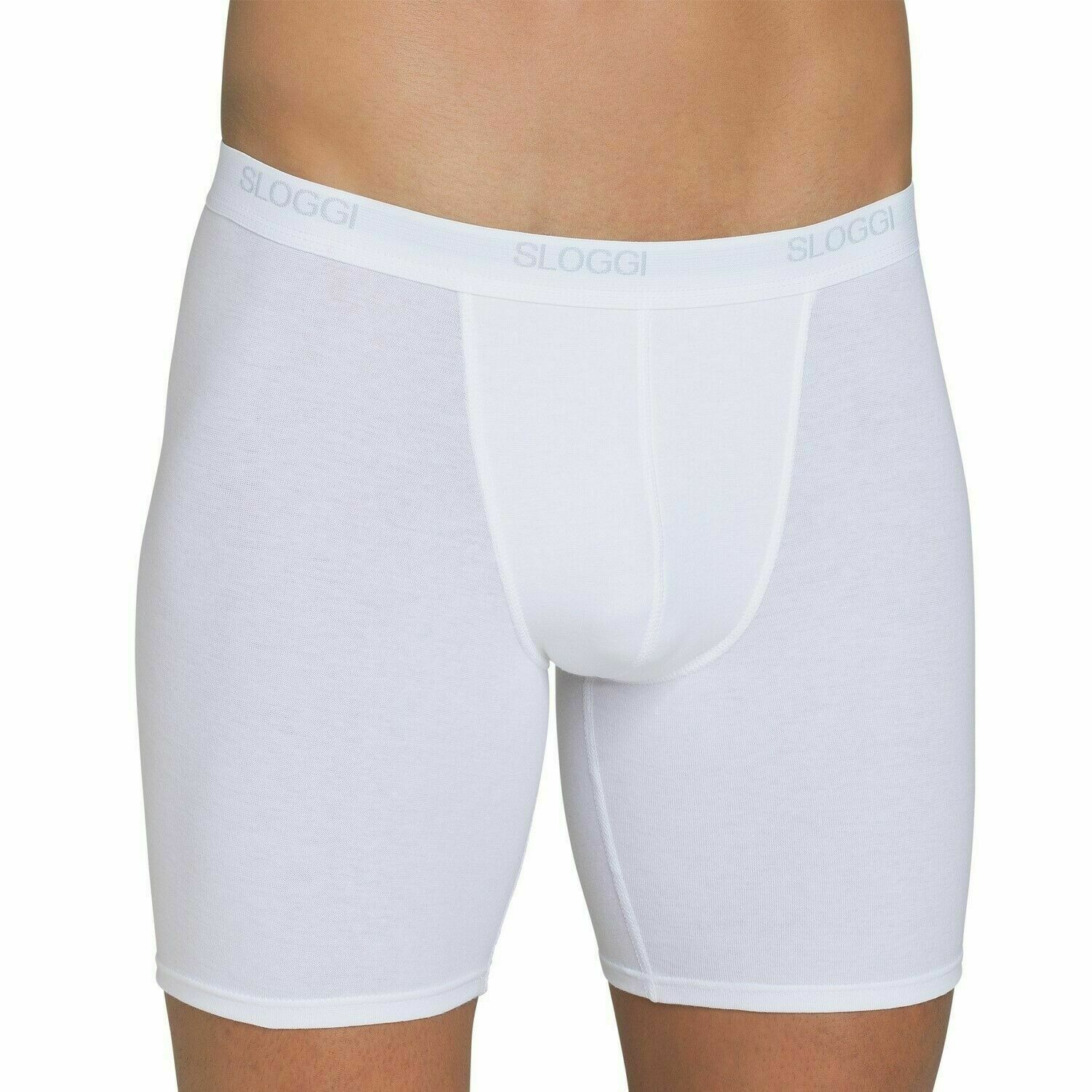 Boxer-Shorts Lang Basic Men Mit Elastisch Äußere aus Baumwolle Von Sloggi - $16.46